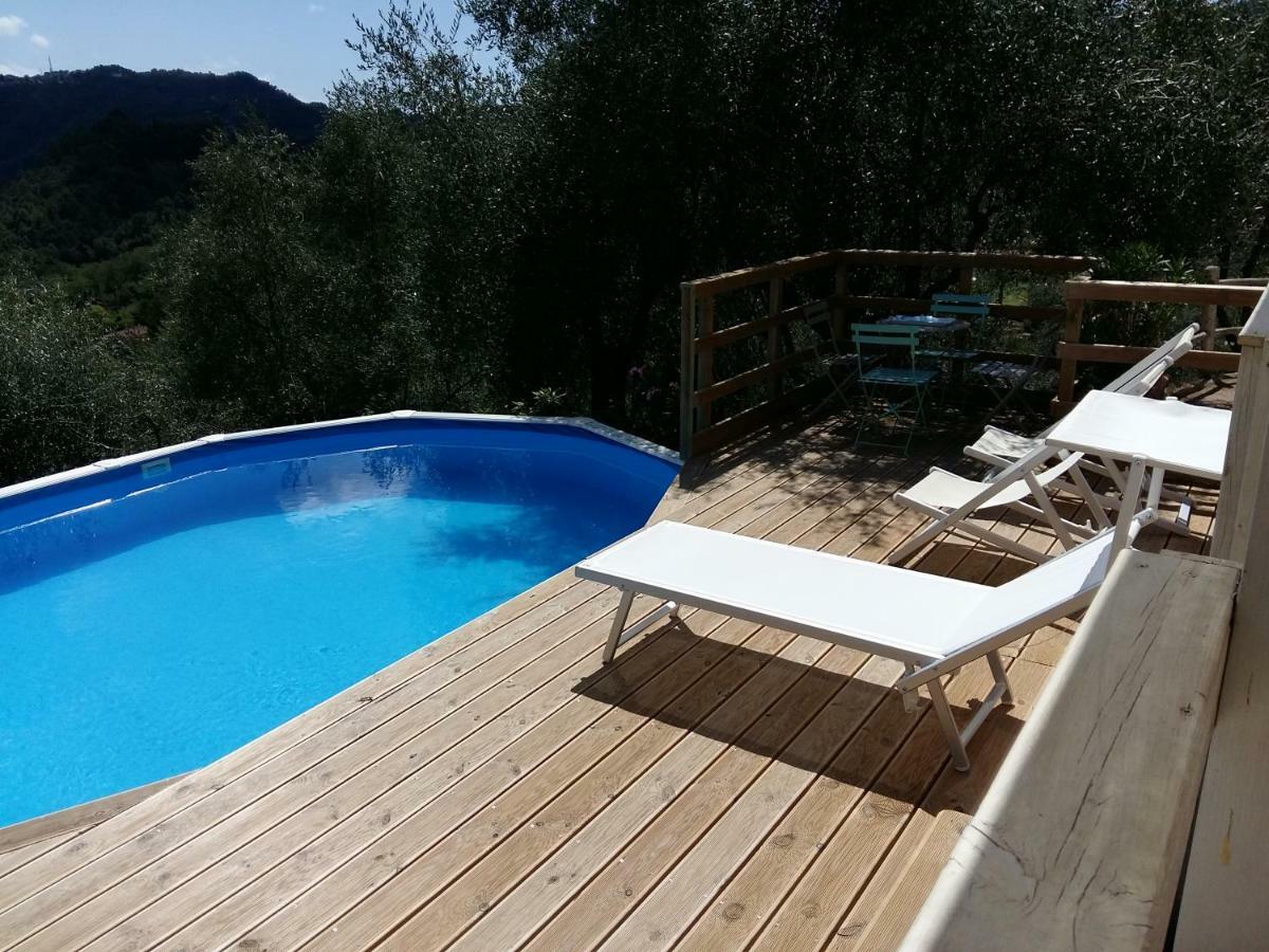 Valuable Rustic Tuscan Swimming Pool, Breathtaking View Of Camaiore Kültér fotó